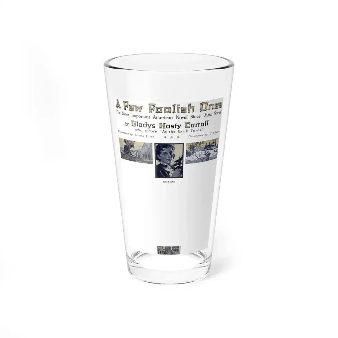 A Few Foolish Ones (5), Redbook, December 1934 (Magazine Illustration) Pint Glass 16oz 16oz - Go Mug Yourself