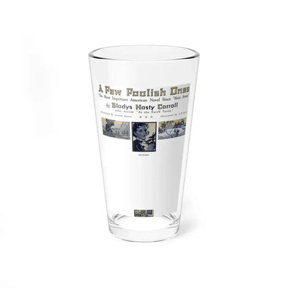 A Few Foolish Ones (5), Redbook, December 1934 (Magazine Illustration) Pint Glass 16oz 16oz - Go Mug Yourself