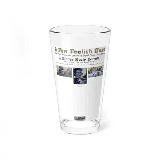 A Few Foolish Ones (5), Redbook, December 1934 (Magazine Illustration) Pint Glass 16oz 16oz - Go Mug Yourself