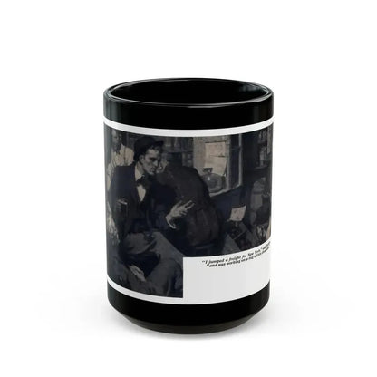 A Few Foolish Ones (7), Redbook, December 1934 - Black Coffee Mug 15oz - Go Mug Yourself