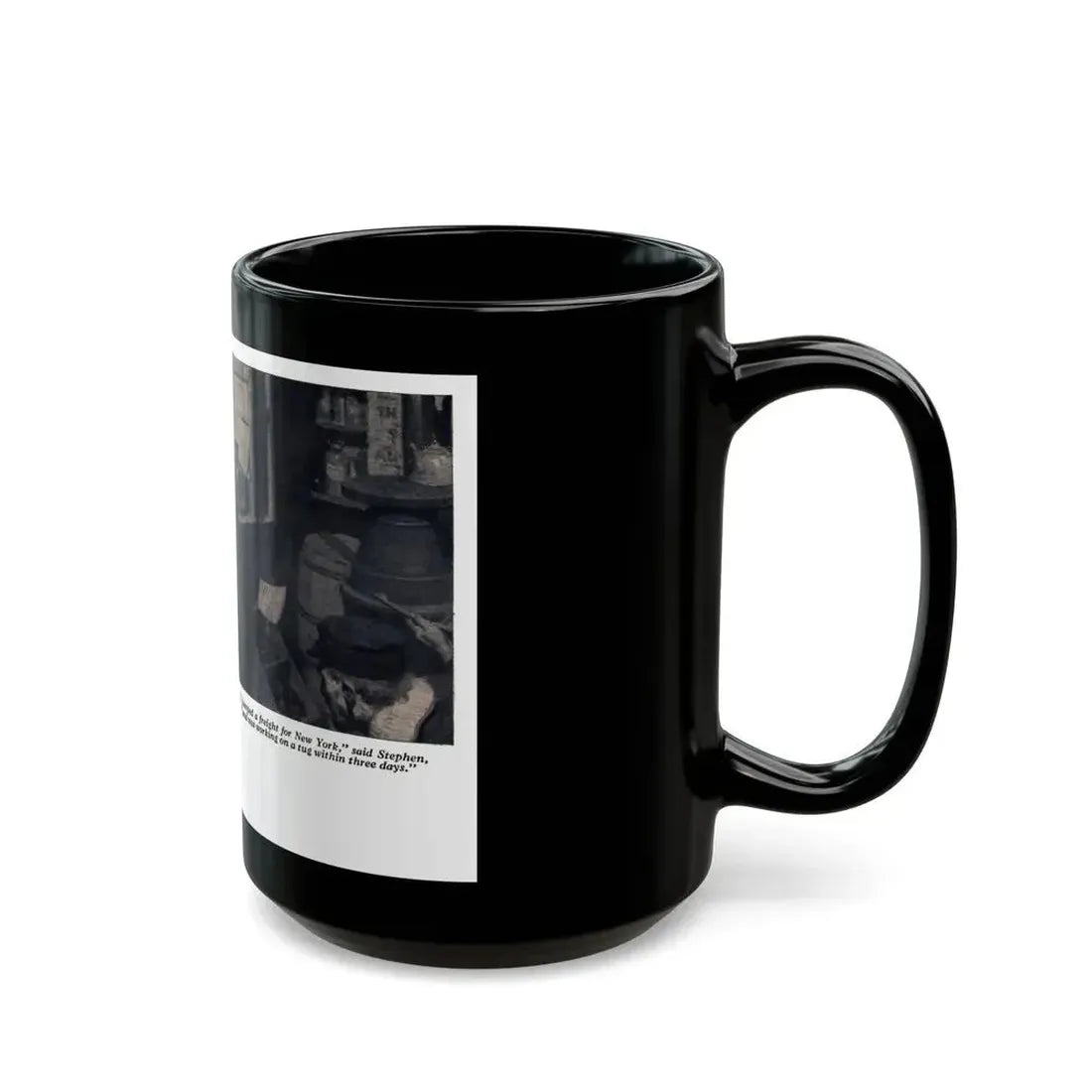 A Few Foolish Ones (7), Redbook, December 1934 - Black Coffee Mug - Go Mug Yourself