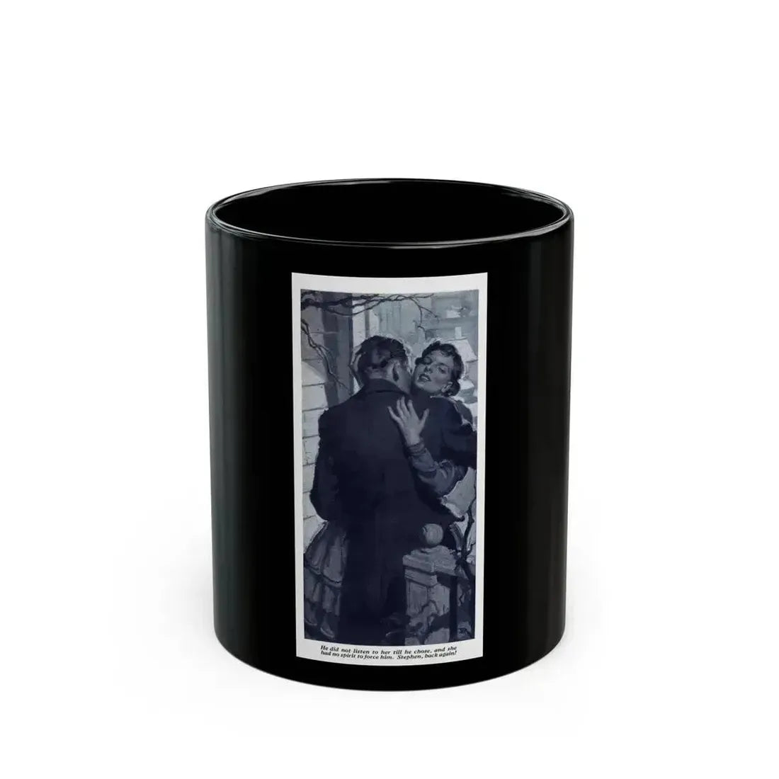 A Few Foolish Ones (9), Redbook, December 1934 - Black Coffee Mug 11oz - Go Mug Yourself