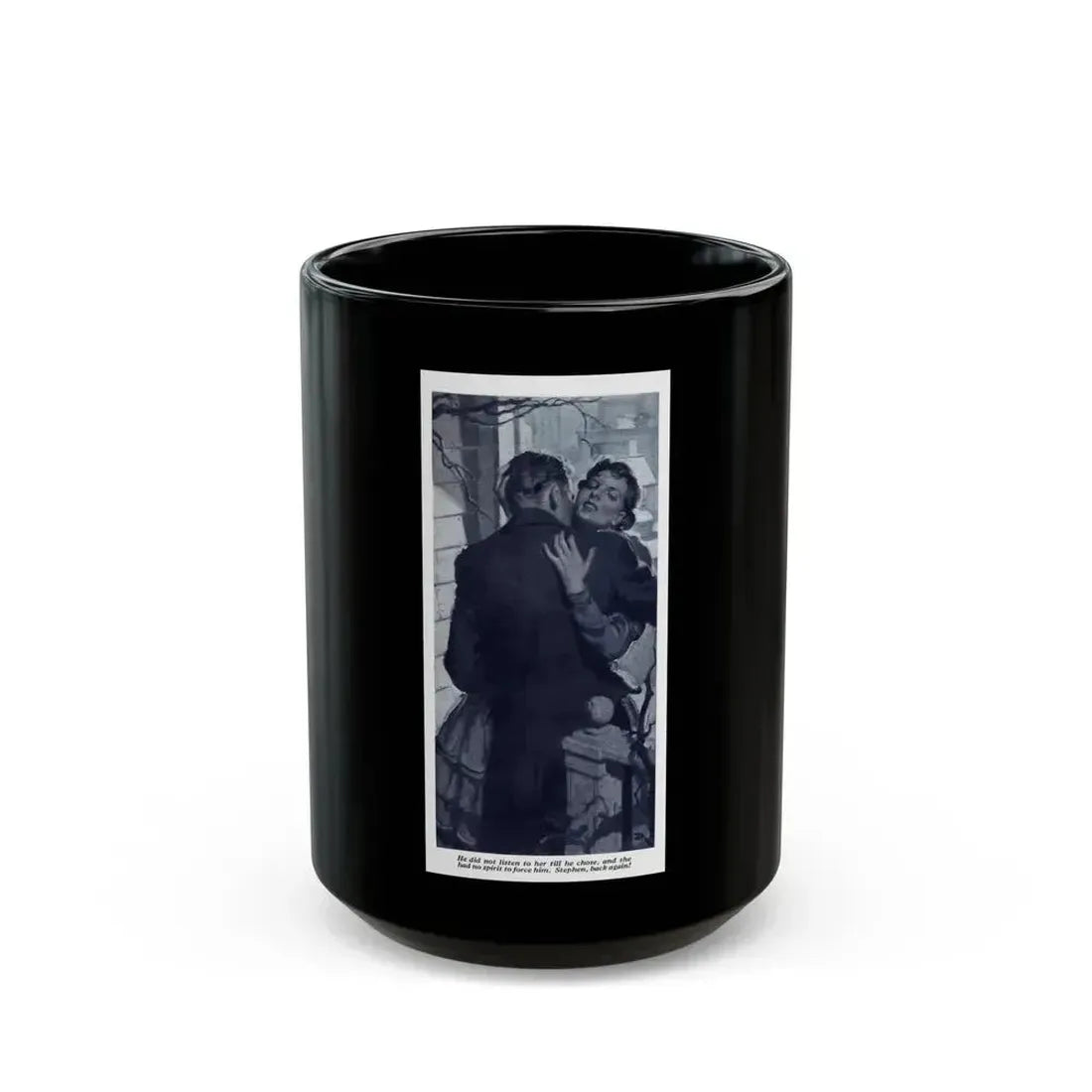 A Few Foolish Ones (9), Redbook, December 1934 - Black Coffee Mug 15oz - Go Mug Yourself