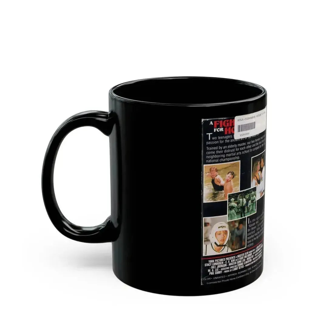 A FIGHT FOR HONOR (VHS COVER) - Black Coffee Mug - Go Mug Yourself