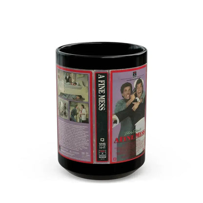 A FINE MESS (VHS COVER) - Black Coffee Mug 15oz - Go Mug Yourself