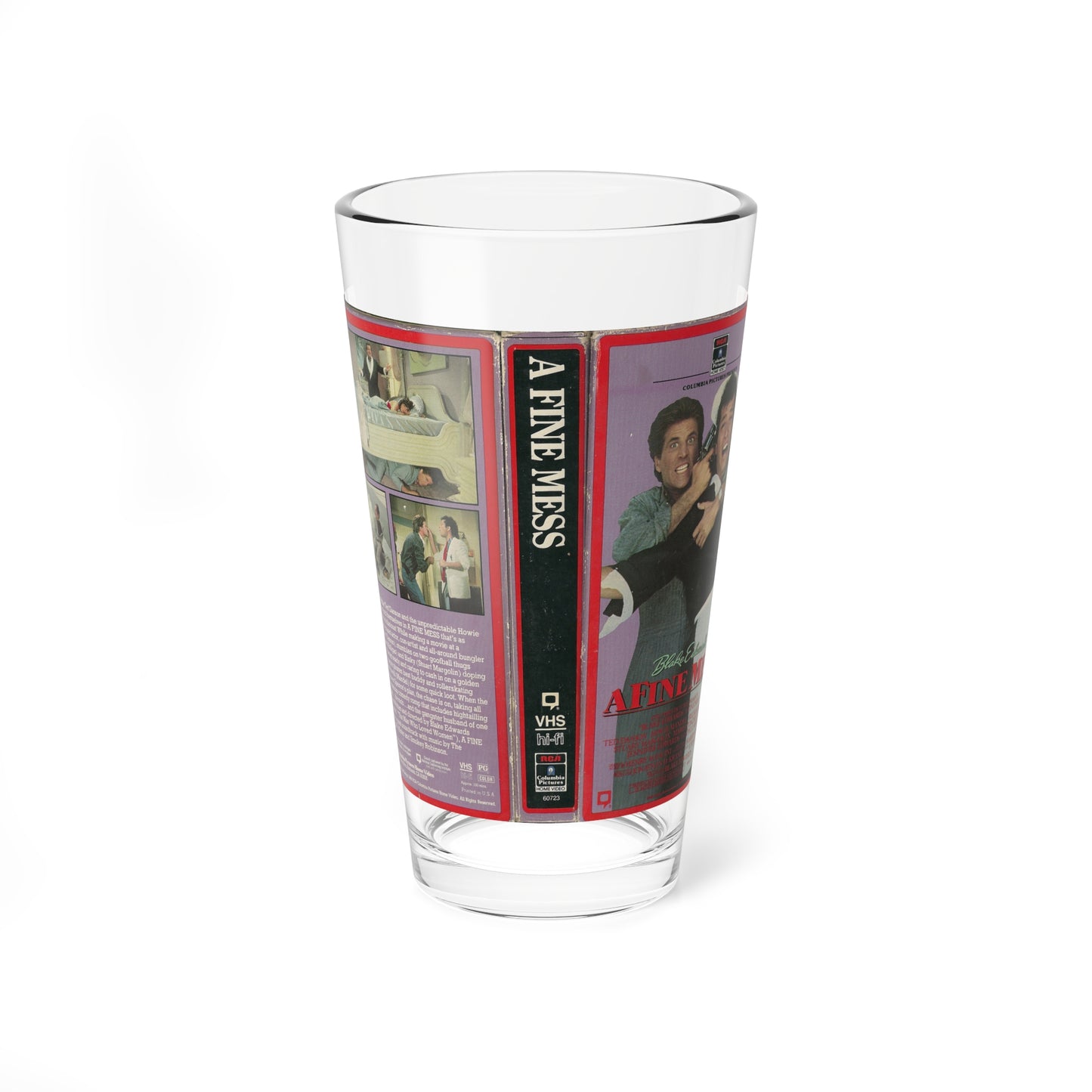 A FINE MESS (VHS COVER) Pint Glass 16oz-16oz-Go Mug Yourself