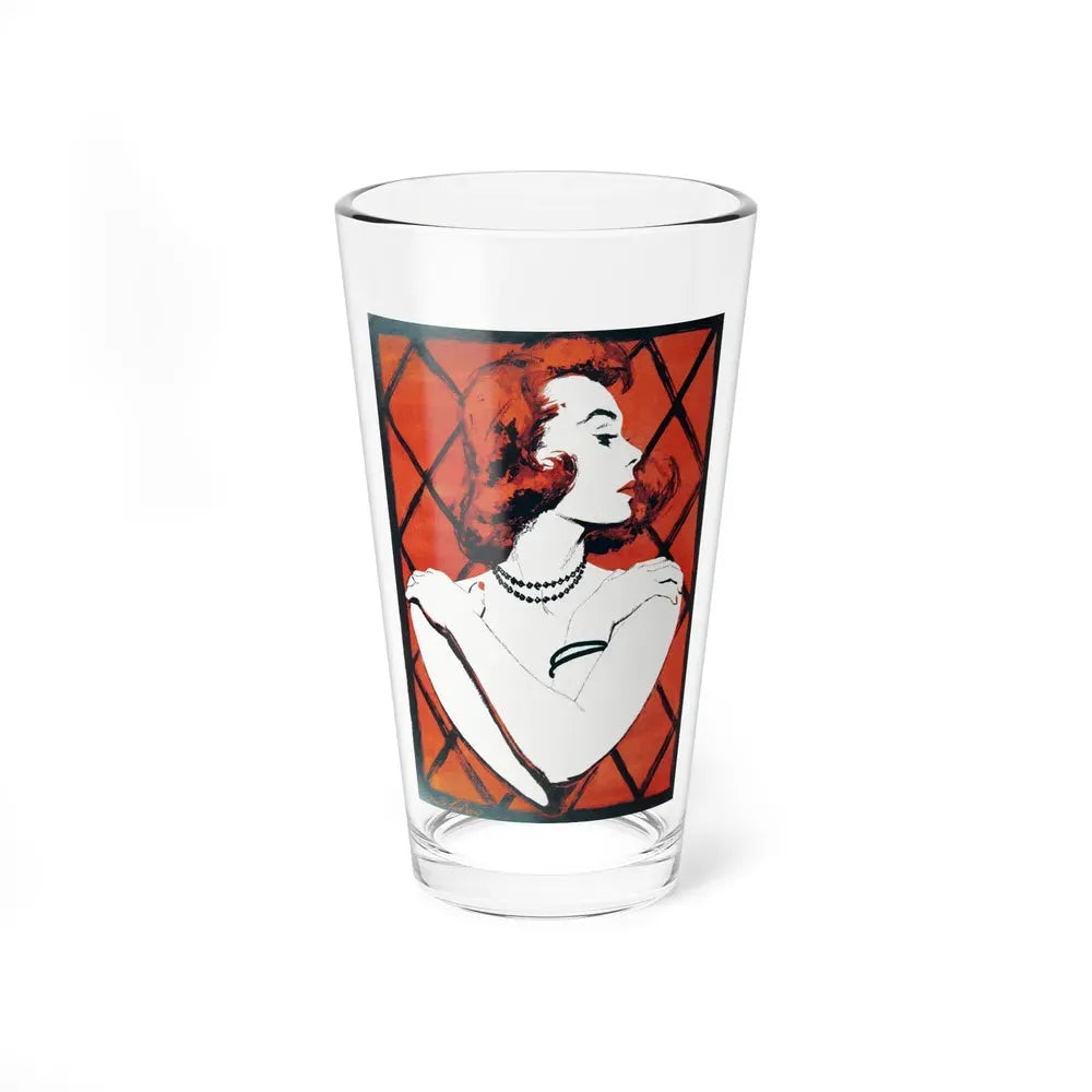 A Flame in the Wind, Woman's Day, March 1956 (Magazine Illustration) Pint Glass 16oz 16oz - Go Mug Yourself