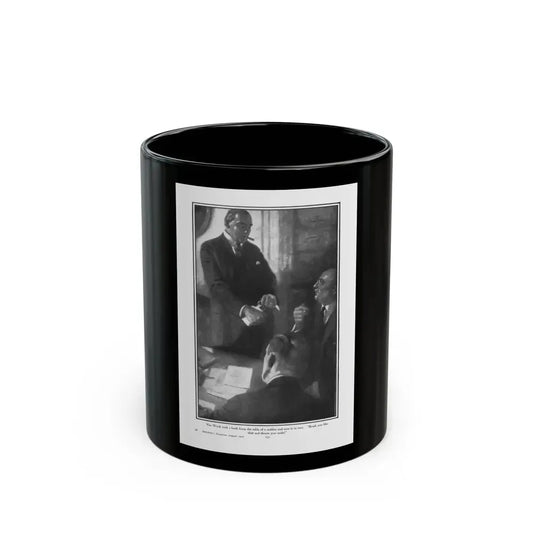 A Flash of Gold (1), Everybody's Magazine, August 1922 - Black Coffee Mug 11oz - Go Mug Yourself