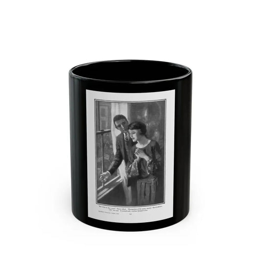 A Flash of Gold (2), Everybody's Magazine, August 1922 - Black Coffee Mug 11oz - Go Mug Yourself