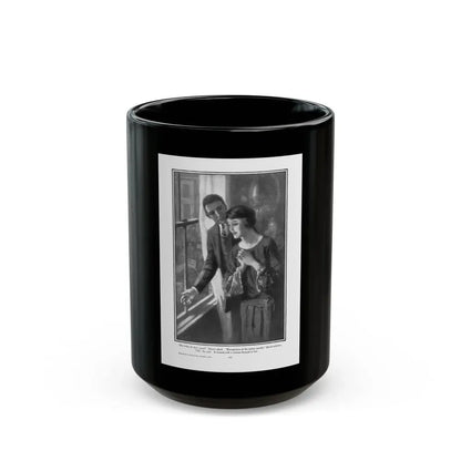 A Flash of Gold (2), Everybody's Magazine, August 1922 - Black Coffee Mug 15oz - Go Mug Yourself