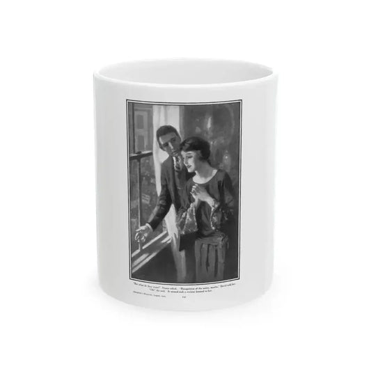A Flash of Gold (2), Everybody's Magazine, August 1922 - White Coffee Mug 11oz - Go Mug Yourself
