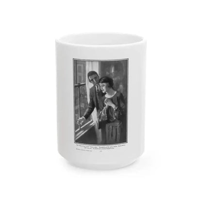 A Flash of Gold (2), Everybody's Magazine, August 1922 - White Coffee Mug 15oz - Go Mug Yourself