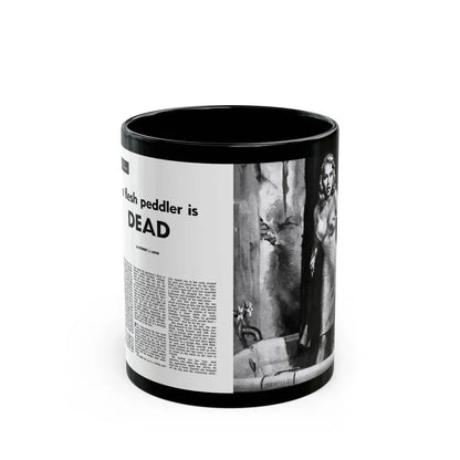 A Flesh Peddler is Dead, Stag magazine, February 1956 - Black Coffee Mug 11oz - Go Mug Yourself
