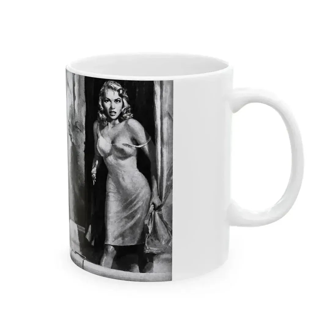 A Flesh Peddler is Dead, Stag magazine, February 1956 - White Coffee Mug - Go Mug Yourself