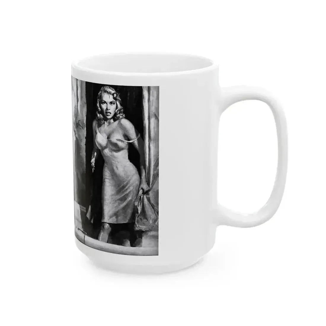 A Flesh Peddler is Dead, Stag magazine, February 1956 - White Coffee Mug - Go Mug Yourself