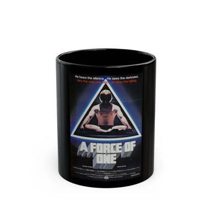 A FORCE OF ONE 1979 Movie Poster - Black Coffee Mug-11oz-Go Mug Yourself