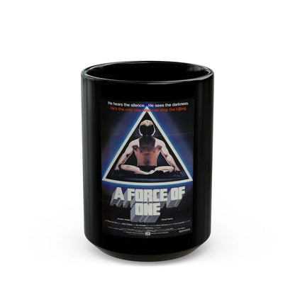 A FORCE OF ONE 1979 Movie Poster - Black Coffee Mug-15oz-Go Mug Yourself