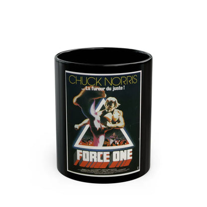 A FORCE OF ONE (FRENCH) 1979 Movie Poster - Black Coffee Mug-11oz-Go Mug Yourself