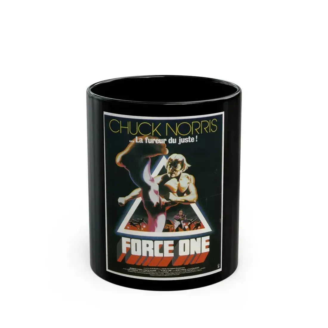 A FORCE OF ONE (FRENCH) 1979 Movie Poster - Black Coffee Mug 11oz - Go Mug Yourself