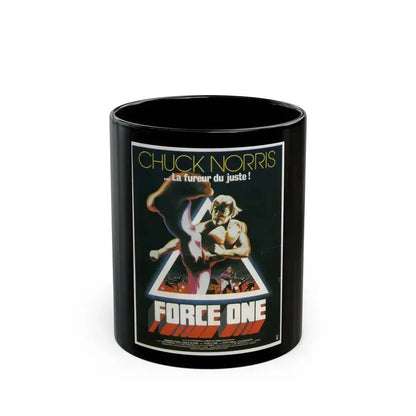 A FORCE OF ONE (FRENCH) 1979 Movie Poster - Black Coffee Mug 11oz - Go Mug Yourself