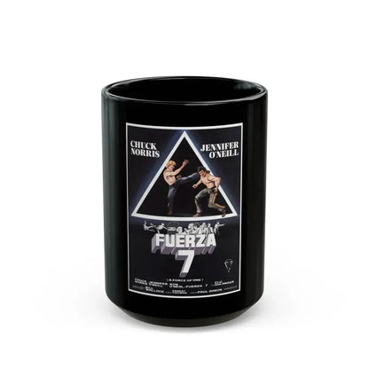 A FORCE OF ONE (ITALIAN) 1979 Movie Poster - Black Coffee Mug 15oz - Go Mug Yourself