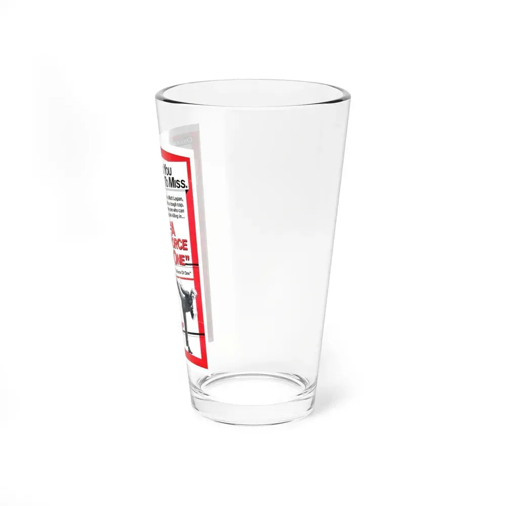 A FORCE OF ONE + THE OCTAGON 1979 Movie Poster - Pint Glass 16oz - Go Mug Yourself