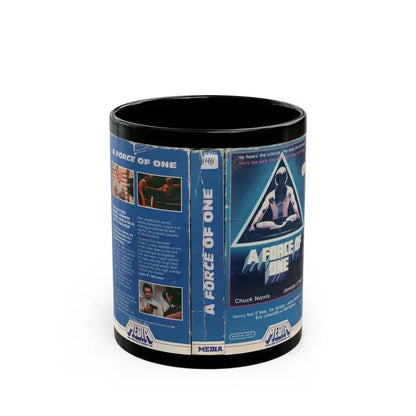 A FORCE OF ONE (VHS COVER) - Black Coffee Mug 11oz - Go Mug Yourself