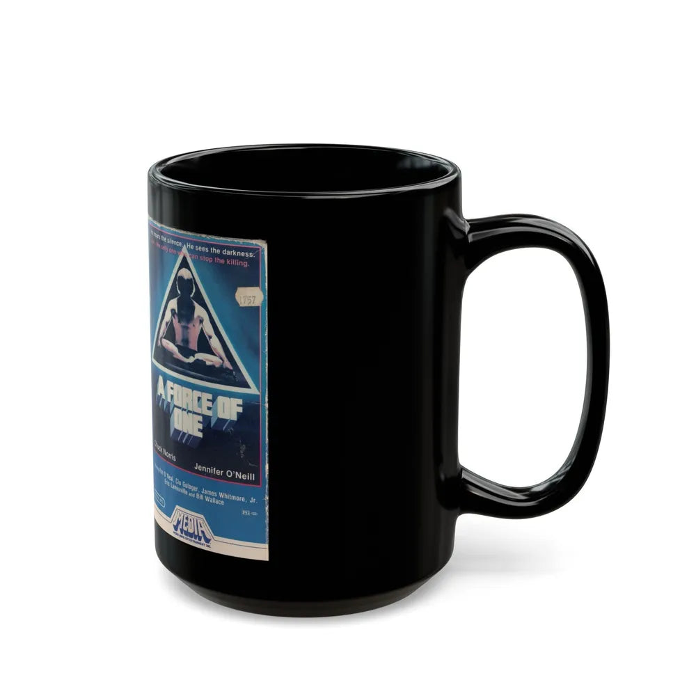 A FORCE OF ONE (VHS COVER) - Black Coffee Mug-Go Mug Yourself