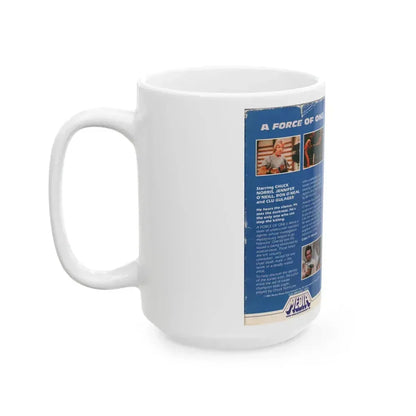 A FORCE OF ONE (VHS COVER) - White Coffee Mug - Go Mug Yourself