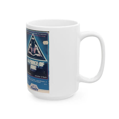 A FORCE OF ONE (VHS COVER) - White Coffee Mug-Go Mug Yourself