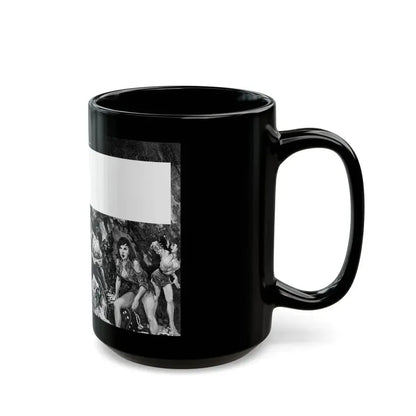 A Fortune In Soft, Yellow Gold -- Waiting To Be Taken, Real Men, September 1970 - Black Coffee Mug - Go Mug Yourself