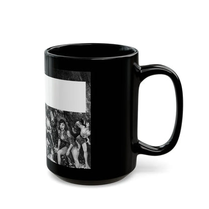 A Fortune In Soft, Yellow Gold - Waiting To Be Taken, Real Men, September 1970 - Black Coffee Mug-Go Mug Yourself