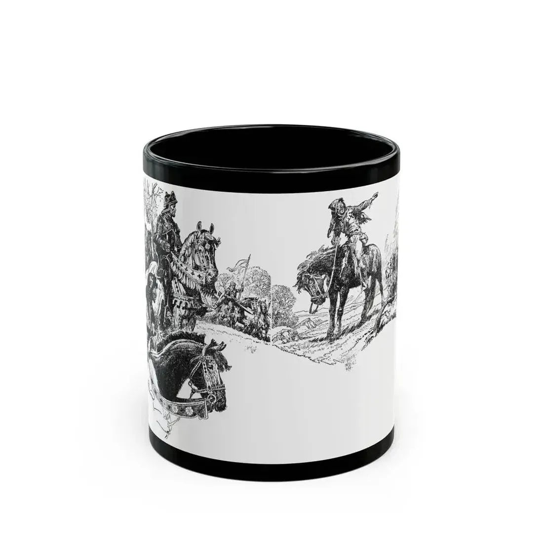 A France Forever (1), Blue Book Magazine, February 1941 - Black Coffee Mug 11oz - Go Mug Yourself