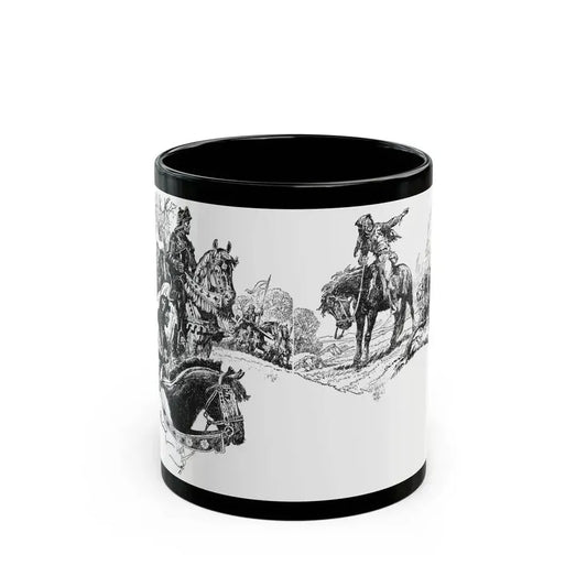 A France Forever (1), Blue Book Magazine, February 1941 - Black Coffee Mug 11oz - Go Mug Yourself