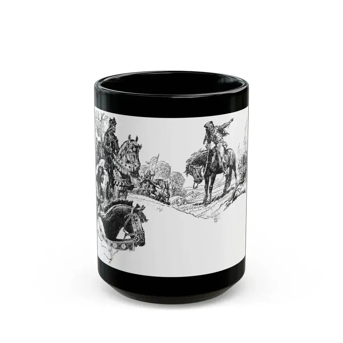 A France Forever (1), Blue Book Magazine, February 1941 - Black Coffee Mug 15oz - Go Mug Yourself