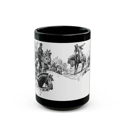 A France Forever (1), Blue Book Magazine, February 1941 - Black Coffee Mug 15oz - Go Mug Yourself