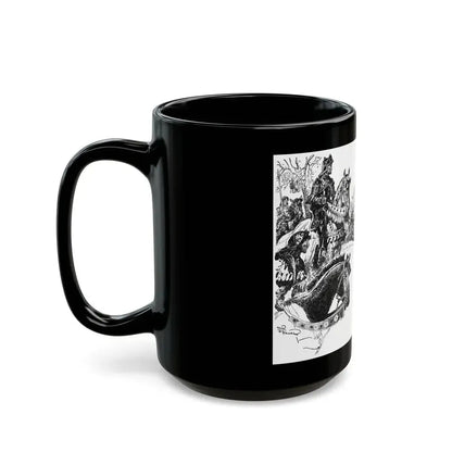 A France Forever (1), Blue Book Magazine, February 1941 - Black Coffee Mug - Go Mug Yourself