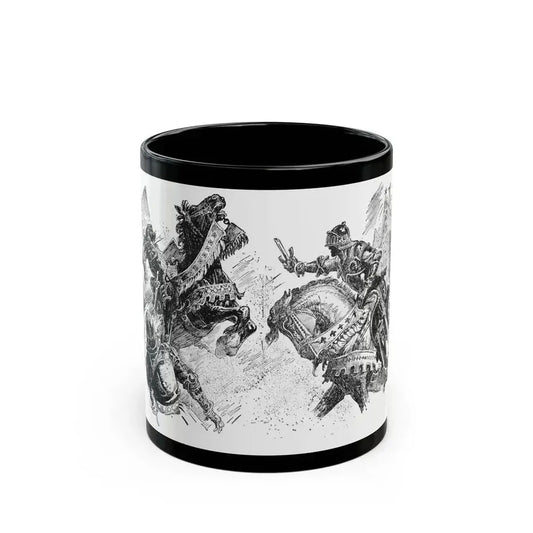 A France Forever (2), Blue Book Magazine, February 1941 - Black Coffee Mug 11oz - Go Mug Yourself