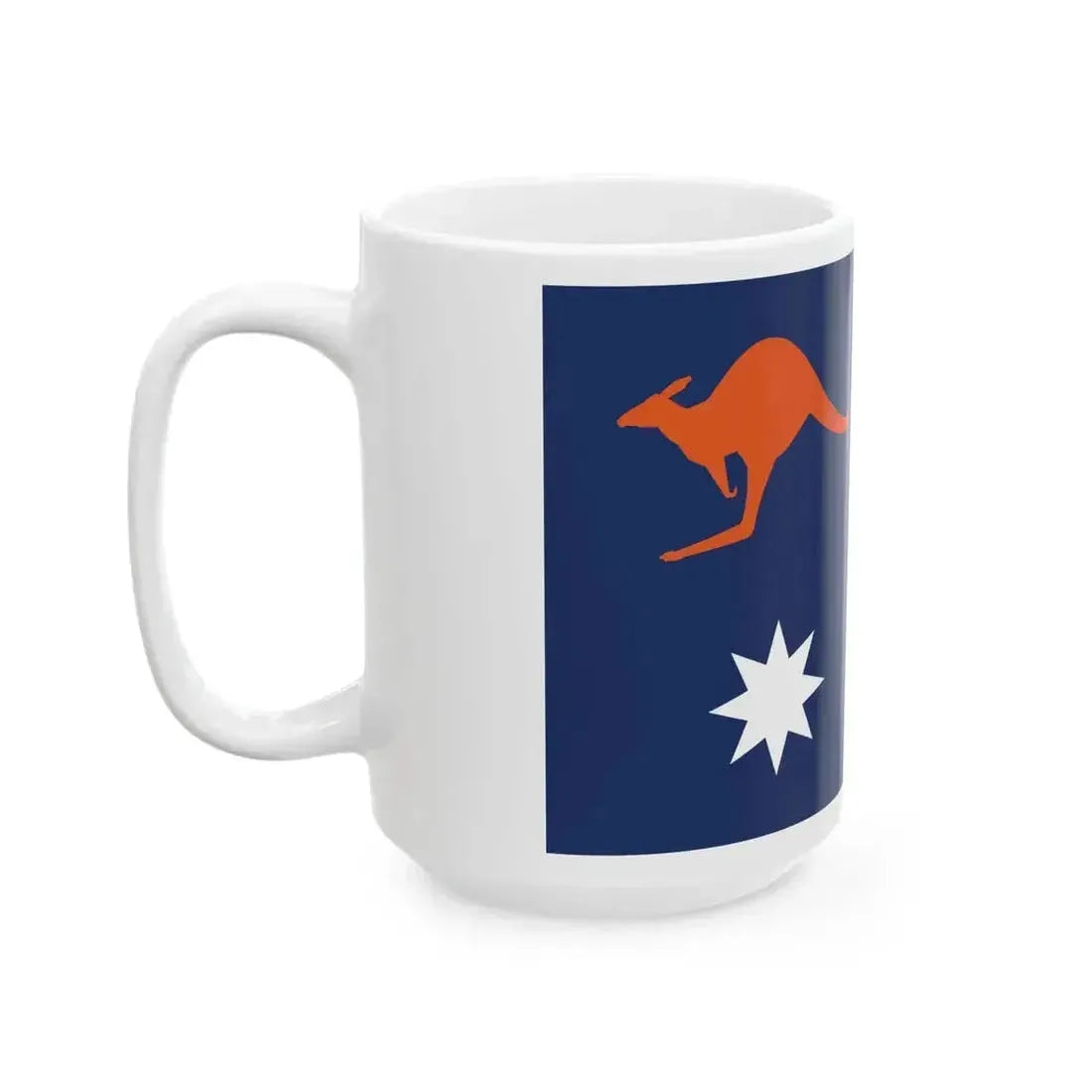 A. Fraser Hobdays Proposal 1980 Australian Flag Proposal (Australia) White Coffee Mug - Go Mug Yourself