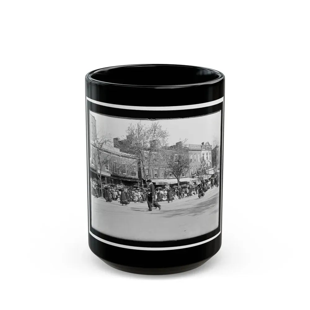 A Full Brass Band Composed Of Women, Heading One Of The Posts From The Dept. Of Pa. (U.S. Civil War) Black Coffee Mug 15oz - Go Mug Yourself