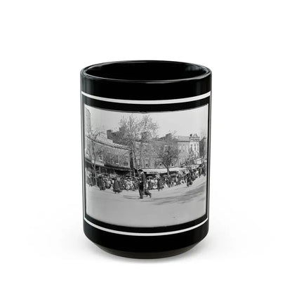 A Full Brass Band Composed Of Women, Heading One Of The Posts From The Dept. Of Pa. (U.S. Civil War) Black Coffee Mug 15oz - Go Mug Yourself