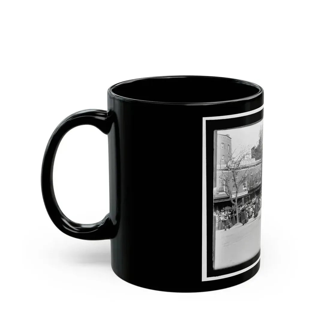 A Full Brass Band Composed Of Women, Heading One Of The Posts From The Dept. Of Pa. (U.S. Civil War) Black Coffee Mug - Go Mug Yourself