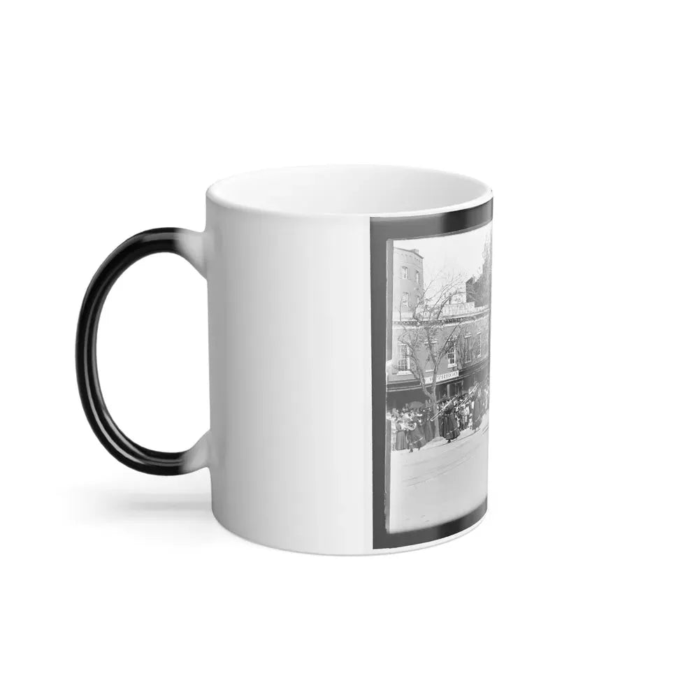 A Full Brass Band Composed of Women, Heading One of the Posts From the Dept. Of Pa. (U.S. Civil War) Color Changing Coffee Mug 11oz - Go Mug Yourself