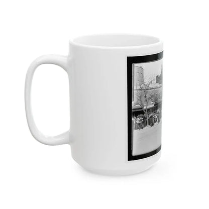 A Full Brass Band Composed Of Women, Heading One Of The Posts From The Dept. Of Pa. (U.S. Civil War) White Coffee Mug - Go Mug Yourself