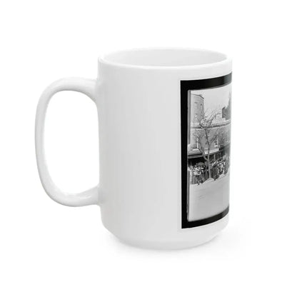 A Full Brass Band Composed Of Women, Heading One Of The Posts From The Dept. Of Pa. (U.S. Civil War) White Coffee Mug - Go Mug Yourself