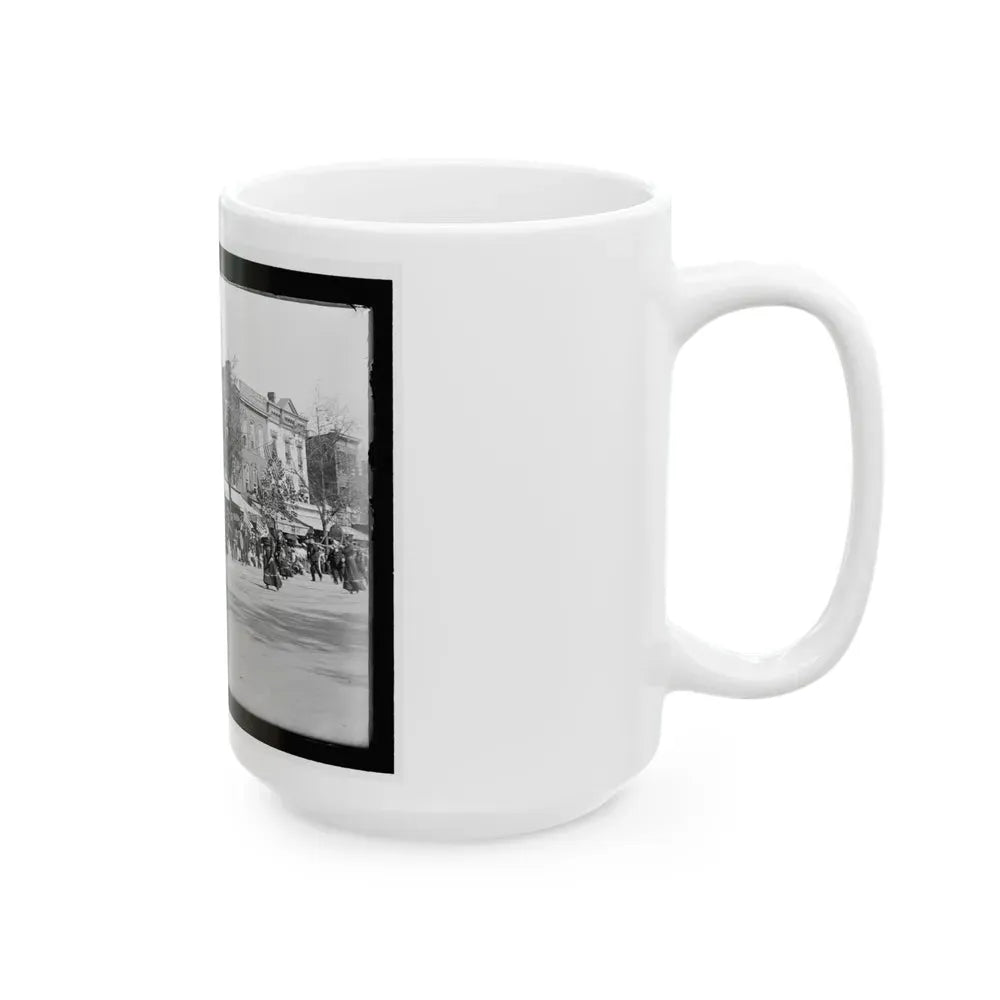 A Full Brass Band Composed Of Women, Heading One Of The Posts From The Dept. Of Pa. (U.S. Civil War) White Coffee Mug - Go Mug Yourself