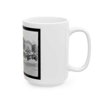 A Full Brass Band Composed Of Women, Heading One Of The Posts From The Dept. Of Pa. (U.S. Civil War) White Coffee Mug - Go Mug Yourself