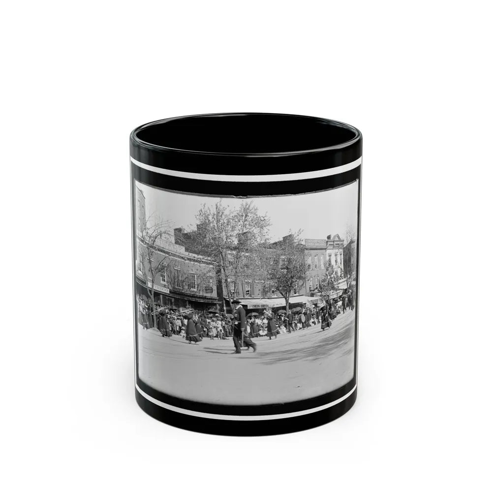 A Full Brass Band Composed Of Women, Heading One Of The Posts From The Dept. Of Pa. (U.S. Civil War) Black Coffee Mug-11oz-Go Mug Yourself