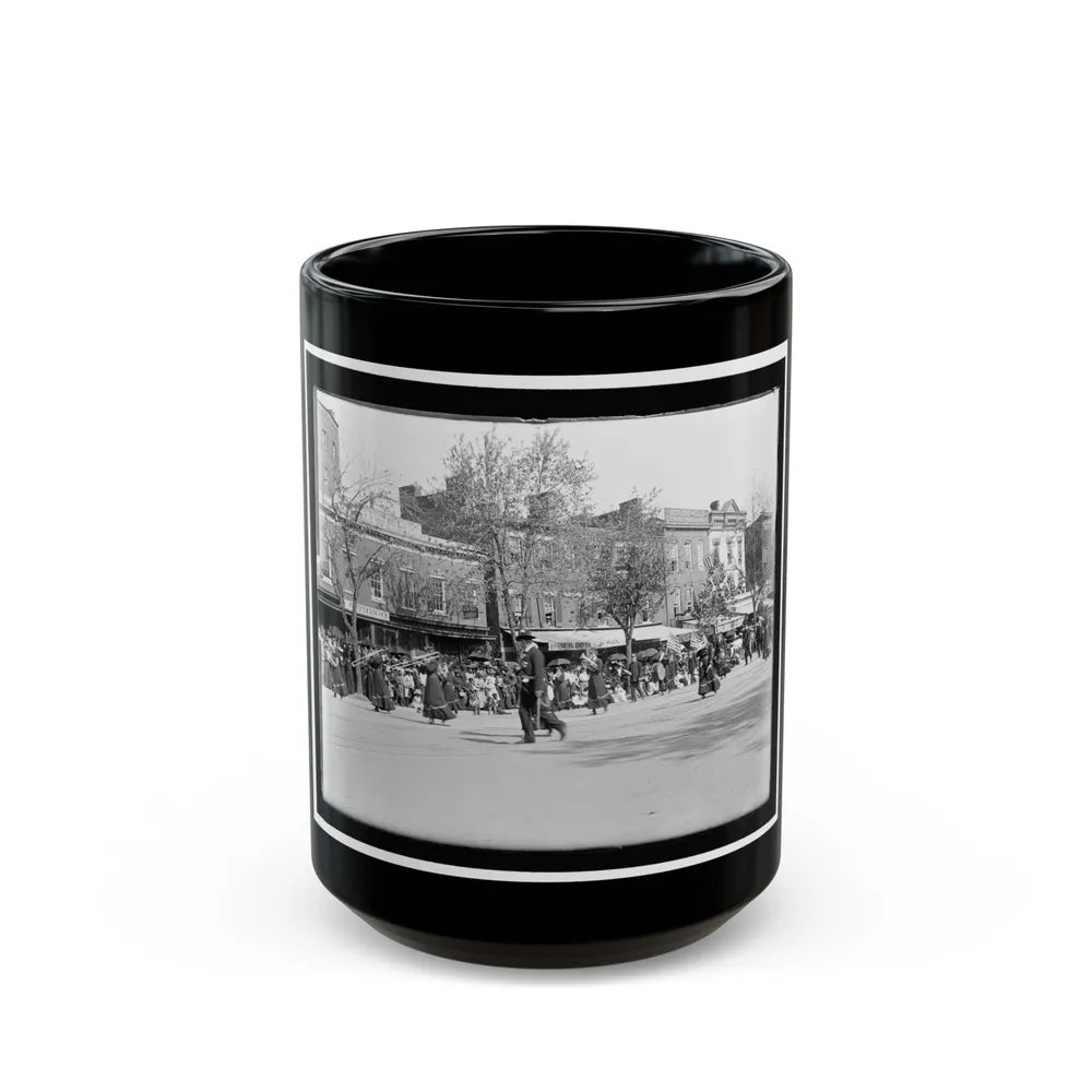 A Full Brass Band Composed Of Women, Heading One Of The Posts From The Dept. Of Pa. (U.S. Civil War) Black Coffee Mug-15oz-Go Mug Yourself