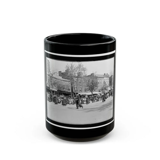 A Full Brass Band Composed Of Women, Heading One Of The Posts From The Dept. Of Pa. (U.S. Civil War) Black Coffee Mug-15oz-Go Mug Yourself